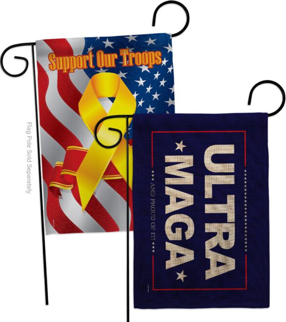 Blue Ultra Maga - Patriotic Americana Horizontal Impressions Decorative Flags HG170274 Made In USA - Image 34