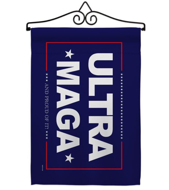 Blue Ultra Maga - Patriotic Americana Horizontal Impressions Decorative Flags HG170274 Made In USA - Image 16