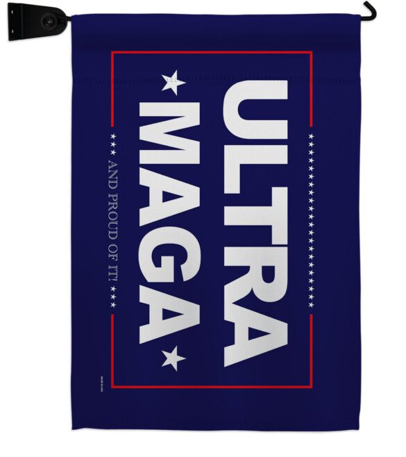 Blue Ultra Maga - Patriotic Americana Horizontal Impressions Decorative Flags HG170274 Made In USA - Image 18