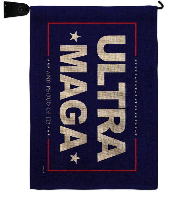 Blue Ultra Maga - Patriotic Americana Horizontal Impressions Decorative Flags HG170274 Made In USA - Image 39