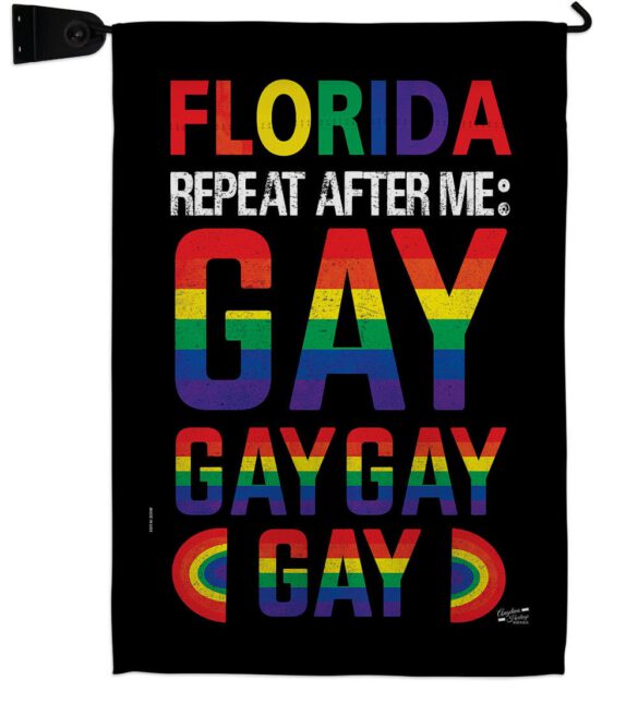 Florida Repeat After Me Gay - Support Inspirational Vertical Impressions Decorative Flags HG141314 Made In USA - Image 18