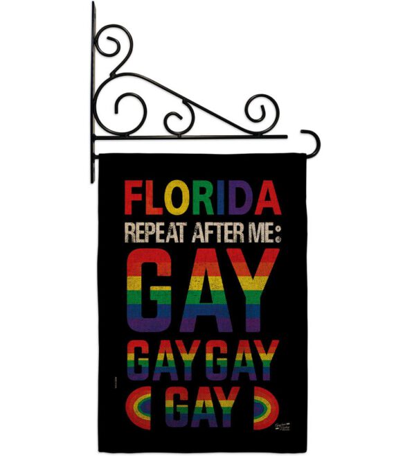 Florida Repeat After Me Gay - Support Inspirational Vertical Impressions Decorative Flags HG141314 Made In USA - Image 38