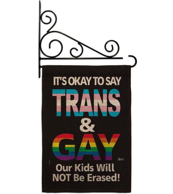 Gay Trans Rights - Support Inspirational Vertical Impressions Decorative Flags HG141315 Made In USA - Image 38