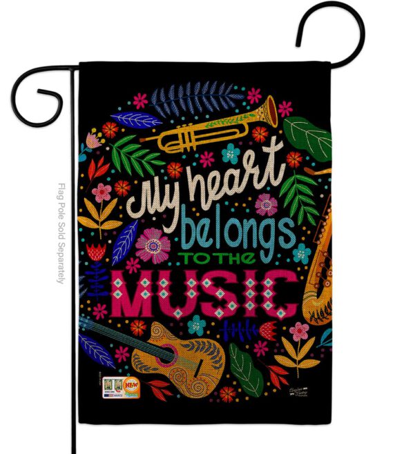 Belongs to Music - School & Education Special Occasion Vertical Impressions Decorative Flags HG137195 Made In USA - Image 11