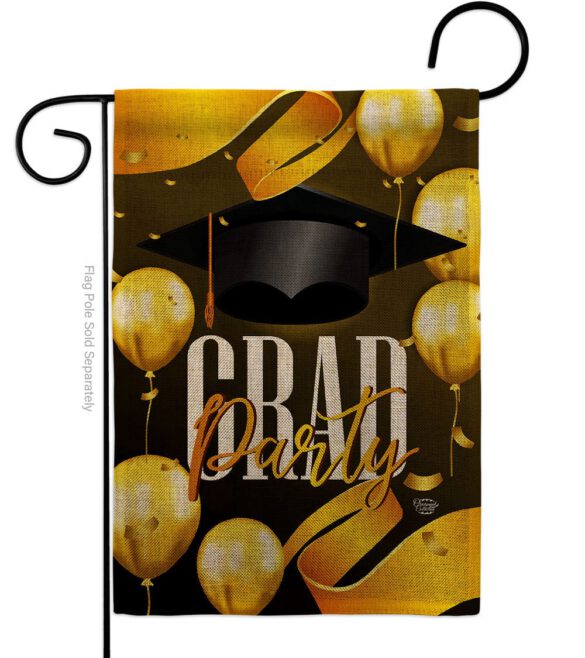 Grad Party - School & Education Special Occasion Vertical Impressions Decorative Flags HG192603 Made In USA - Image 11