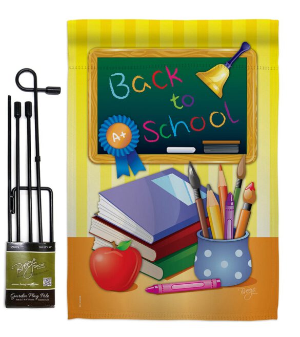 Back to School - School & Education Special Occasion Vertical Impressions Decorative Flags HG115074 Imported - Image 5