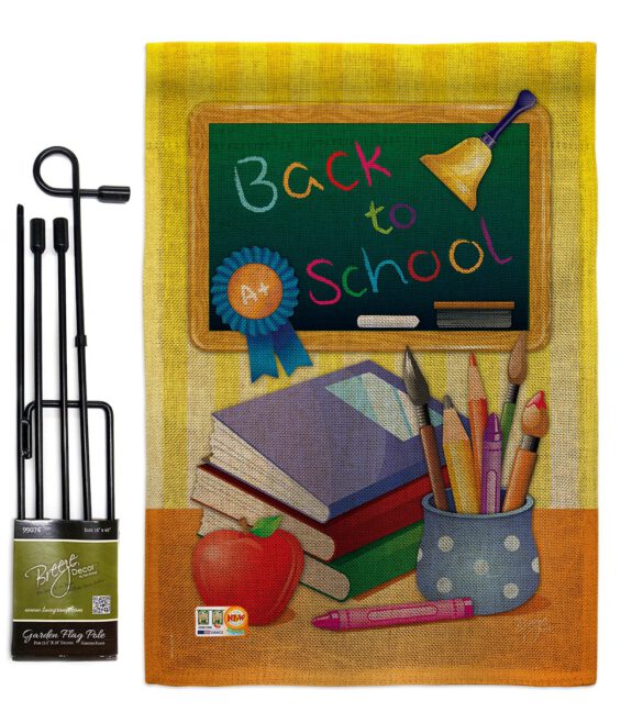 Back to School - School & Education Special Occasion Vertical Impressions Decorative Flags HG115074 Imported - Image 10