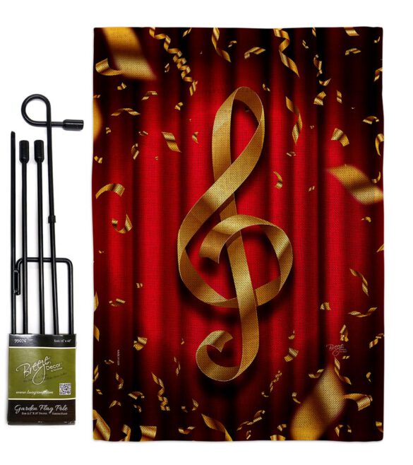Clef - School & Education Special Occasion Vertical Impressions Decorative Flags HG115244 Made In USA - Image 14