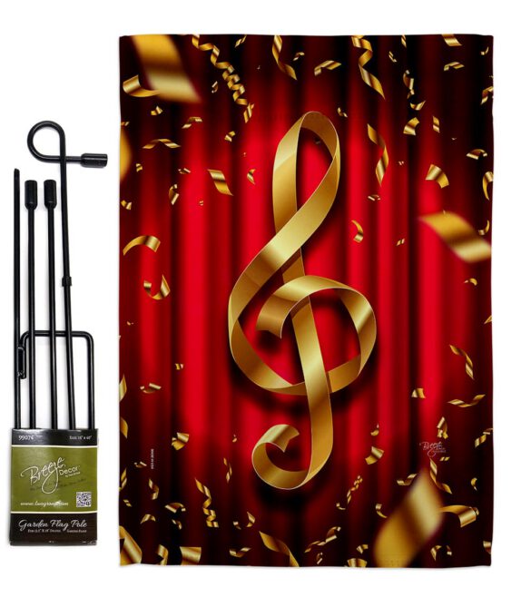 Clef - School & Education Special Occasion Vertical Impressions Decorative Flags HG115244 Made In USA - Image 4