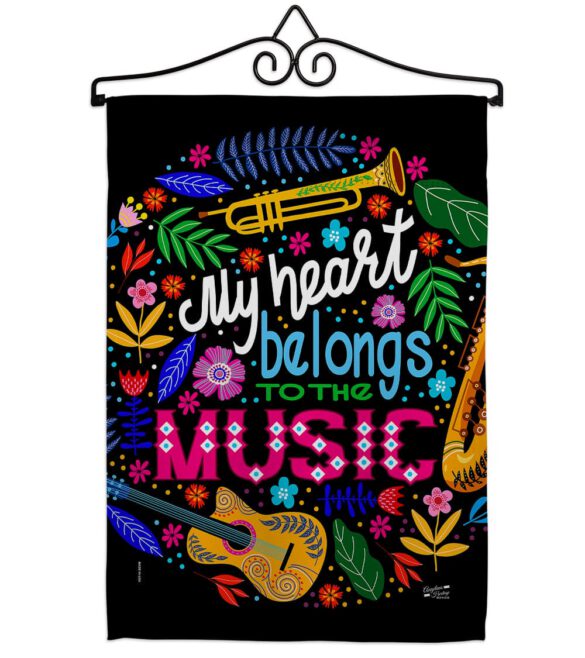 Belongs to Music - School & Education Special Occasion Vertical Impressions Decorative Flags HG137195 Made In USA - Image 7