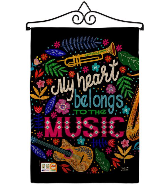 Belongs to Music - School & Education Special Occasion Vertical Impressions Decorative Flags HG137195 Made In USA - Image 13