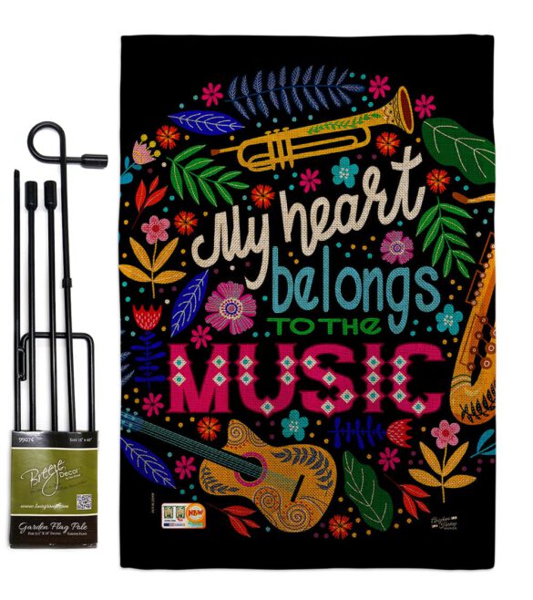 Belongs to Music - School & Education Special Occasion Vertical Impressions Decorative Flags HG137195 Made In USA - Image 12