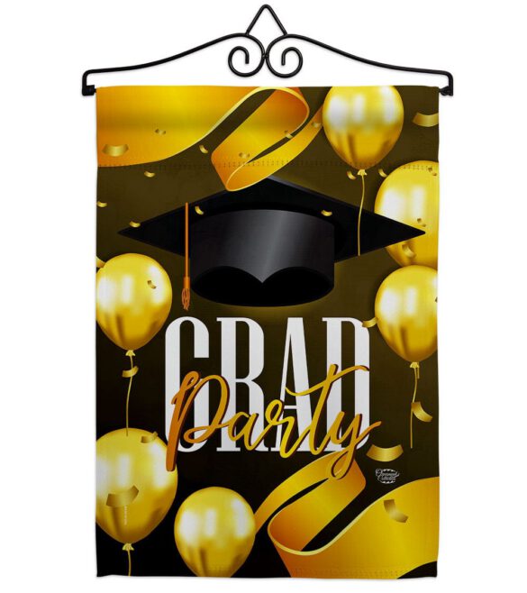 Grad Party - School & Education Special Occasion Vertical Impressions Decorative Flags HG192603 Made In USA - Image 7