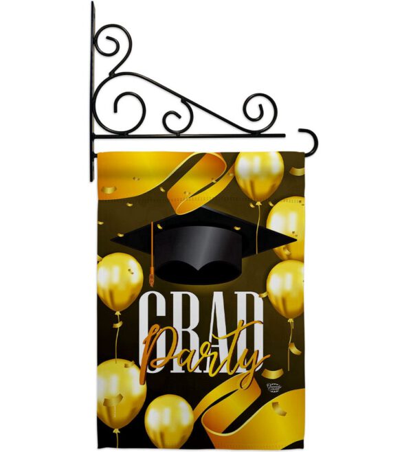Grad Party - School & Education Special Occasion Vertical Impressions Decorative Flags HG192603 Made In USA - Image 8