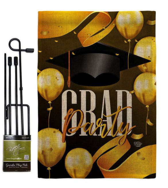 Grad Party - School & Education Special Occasion Vertical Impressions Decorative Flags HG192603 Made In USA - Image 14