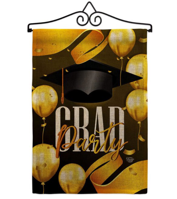 Grad Party - School & Education Special Occasion Vertical Impressions Decorative Flags HG192603 Made In USA - Image 17