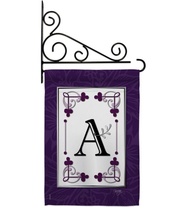 Classic A Initial - Simply Beauty Interests Vertical Impressions Decorative Flags HG130001 Made In USA - Image 11