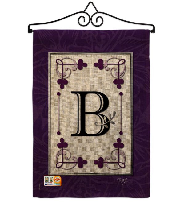 Classic B Initial - Simply Beauty Interests Vertical Impressions Decorative Flags HG130002 Made In USA - Image 10