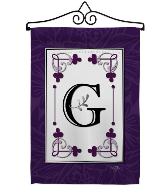 Classic G Initial - Simply Beauty Interests Vertical Impressions Decorative Flags HG130007 Made In USA - Image 7