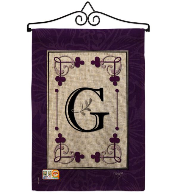 Classic G Initial - Simply Beauty Interests Vertical Impressions Decorative Flags HG130007 Made In USA - Image 10