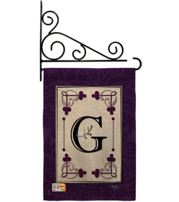 Classic G Initial - Simply Beauty Interests Vertical Impressions Decorative Flags HG130007 Made In USA - Image 12