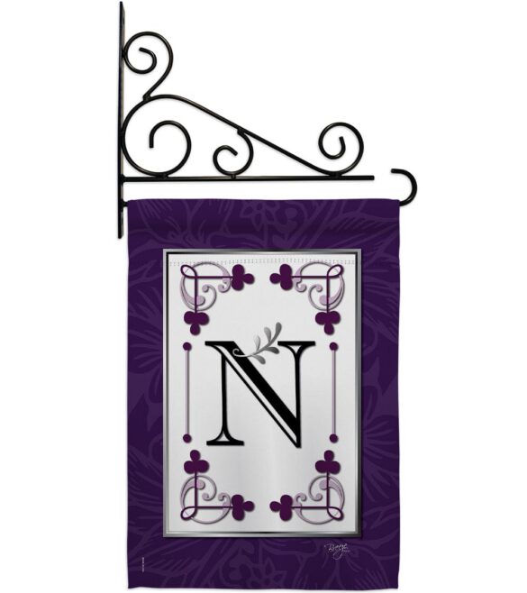 Classic N Initial - Simply Beauty Interests Vertical Impressions Decorative Flags HG130014 Made In USA - Image 11