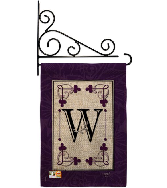 Classic W Initial - Simply Beauty Interests Vertical Impressions Decorative Flags HG130023 Made In USA - Image 12