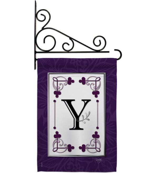 Classic Y Initial - Simply Beauty Interests Vertical Impressions Decorative Flags HG130025 Made In USA - Image 11