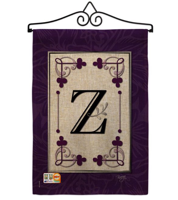 Classic Z Initial - Simply Beauty Interests Vertical Impressions Decorative Flags HG130026 Made In USA - Image 10