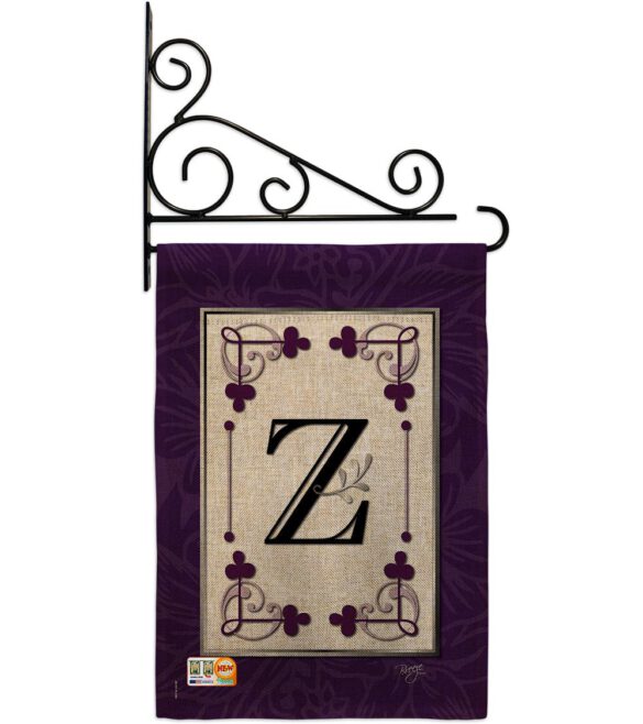 Classic Z Initial - Simply Beauty Interests Vertical Impressions Decorative Flags HG130026 Made In USA - Image 12