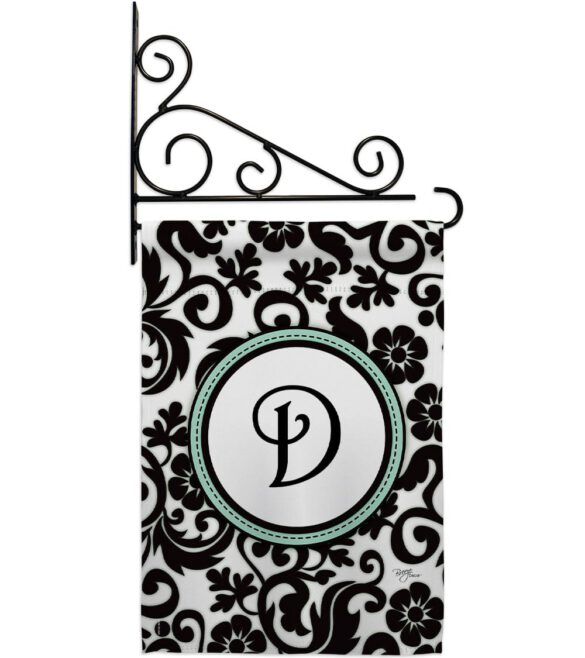 Damask D Initial - Simply Beauty Interests Vertical Impressions Decorative Flags HG130056 Made In USA - Image 11