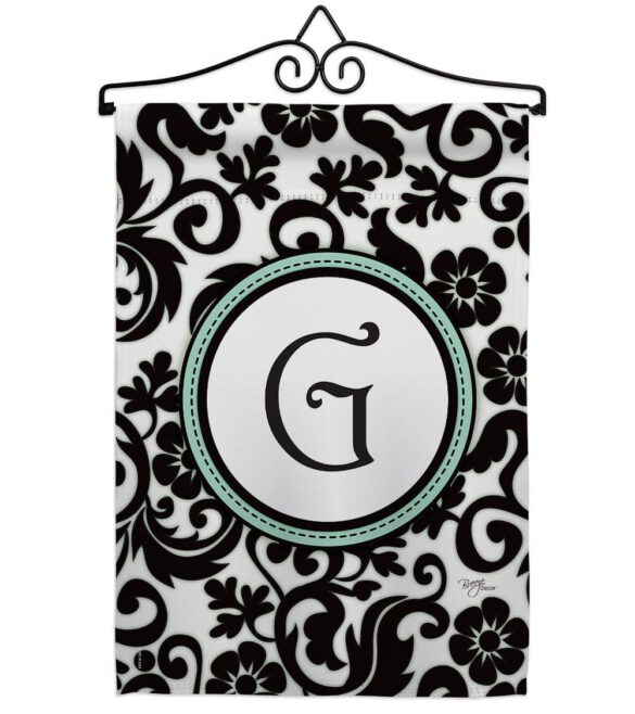 Damask G Initial - Simply Beauty Interests Vertical Impressions Decorative Flags HG130059 Made In USA - Image 7