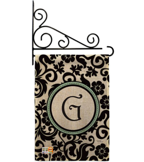 Damask G Initial - Simply Beauty Interests Vertical Impressions Decorative Flags HG130059 Made In USA - Image 12