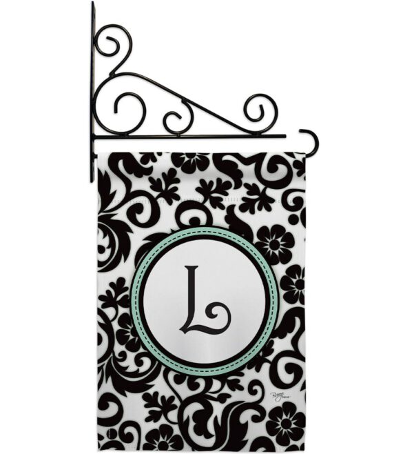 Damask L Initial - Simply Beauty Interests Vertical Impressions Decorative Flags HG130064 Made In USA - Image 11