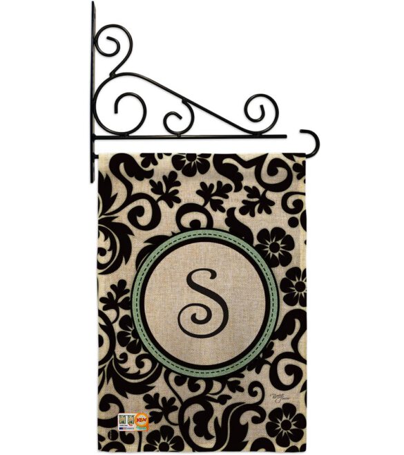 Damask S Initial - Simply Beauty Interests Vertical Impressions Decorative Flags HG130071 Made In USA - Image 12