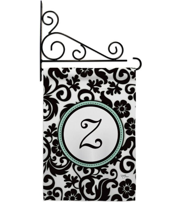 Damask Z Initial - Simply Beauty Interests Vertical Impressions Decorative Flags HG130078 Made In USA - Image 11