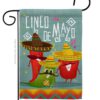 Chili Pepper Cinco de Mayo - Southwest Country & Primitive Vertical Impressions Decorative Flags HG115125 Made In USA