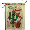 Fiesta Cinco de Mayo - Southwest Country & Primitive Vertical Impressions Decorative Flags HG115128 Made In USA