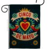 Cambaya Cinco De Mayo - Southwest Country & Primitive Vertical Impressions Decorative Flags HG115158 Made In USA