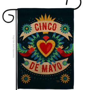 Cambaya Cinco De Mayo - Southwest Country & Primitive Vertical Impressions Decorative Flags HG115158 Made In USA