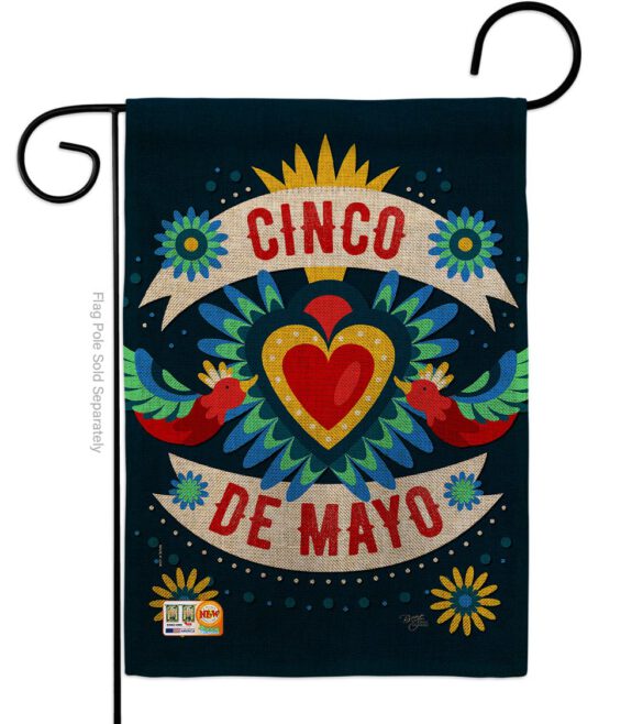 Cambaya Cinco De Mayo - Southwest Country & Primitive Vertical Impressions Decorative Flags HG115158 Made In USA - Image 11