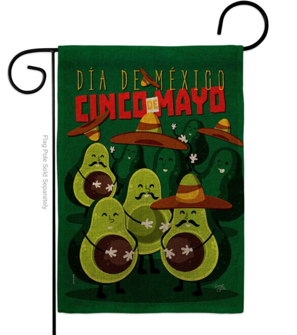 Avocado Fiesta - Southwest Country & Primitive Vertical Impressions Decorative Flags HG115234 Made In USA - Image 12