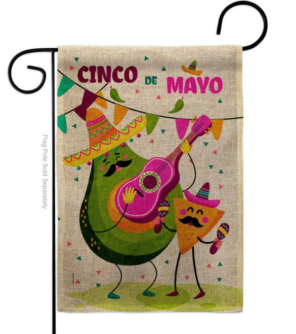 Guacamole Fiesta - Southwest Country & Primitive Vertical Impressions Decorative Flags HG137460 Made In USA - Image 11