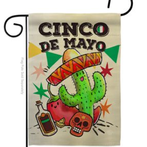 El Cinco de Mayo - Southwest Country & Primitive Vertical Impressions Decorative Flags HG192060 Made In USA