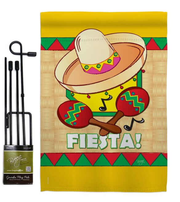 Fiesta - Southwest Country & Primitive Vertical Impressions Decorative Flags HG115026 Made In USA - Image 4