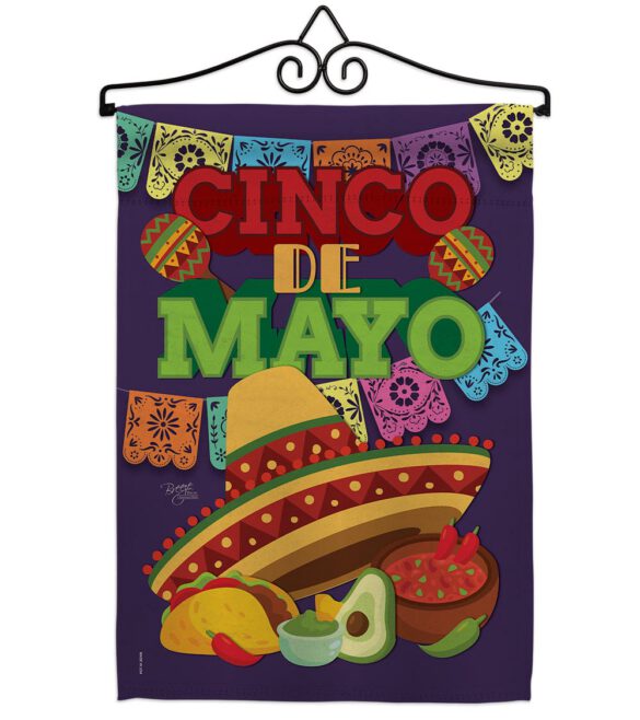 Cinco de Mayo - Southwest Country & Primitive Vertical Impressions Decorative Flags HG115113 Made In USA - Image 7