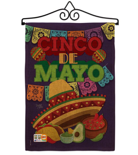 Cinco de Mayo - Southwest Country & Primitive Vertical Impressions Decorative Flags HG115113 Made In USA - Image 10