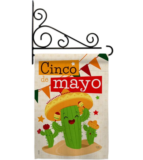 Cactus Fiesta Cinco de Mayo - Southwest Country & Primitive Vertical Impressions Decorative Flags HG115127 Made In USA - Image 11