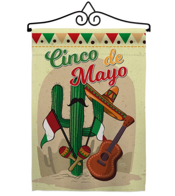Fiesta Cinco de Mayo - Southwest Country & Primitive Vertical Impressions Decorative Flags HG115128 Made In USA - Image 7