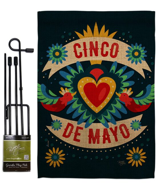 Cambaya Cinco De Mayo - Southwest Country & Primitive Vertical Impressions Decorative Flags HG115158 Made In USA - Image 4